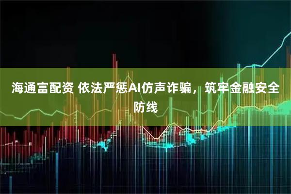 海通富配资 依法严惩AI仿声诈骗，筑牢金融安全防线